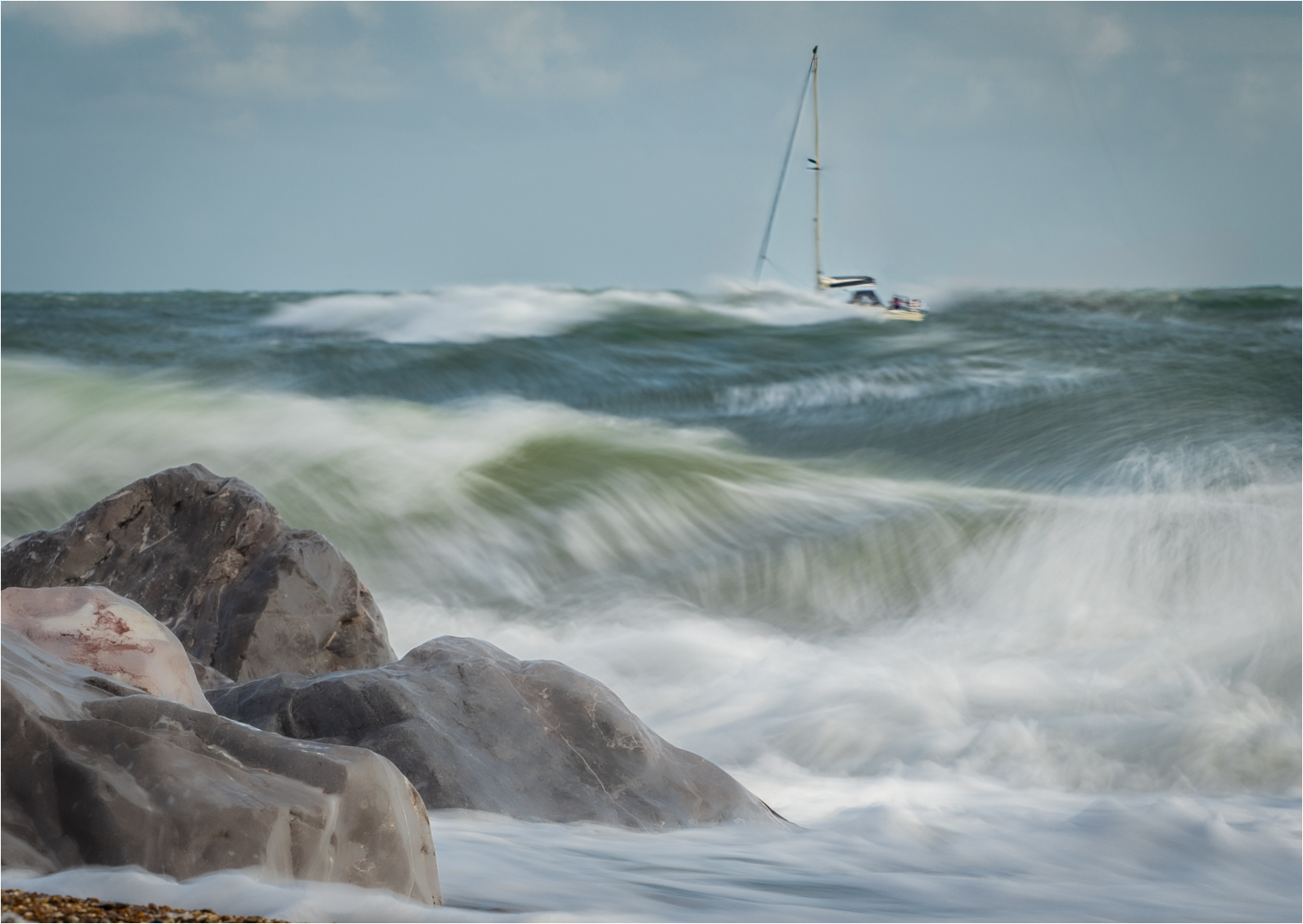 1st Place and PDI of the Evening- Peter Hickson - Stormy Return To Harbour