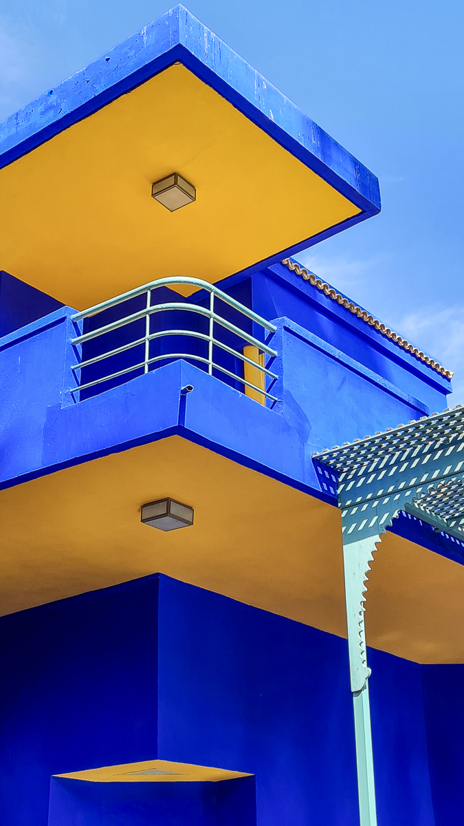 2nd Place - Francoise White - Majorelle Blue